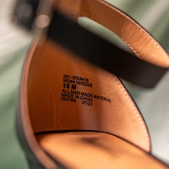 White Mt. Strappy Black Block Heel Sandals – Size 10 M (Never Worn) - Picture 5 of 7